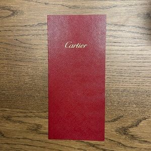 Cartier red envelope (receipt envelope)